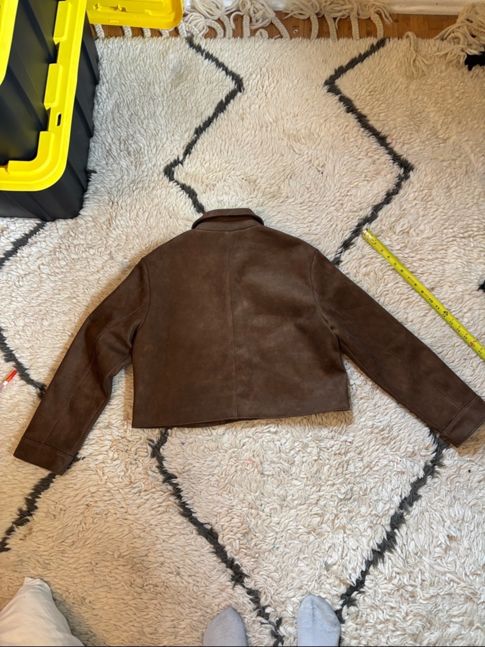 Zara Brown Button-Front Jacket - Picture 14 of 17